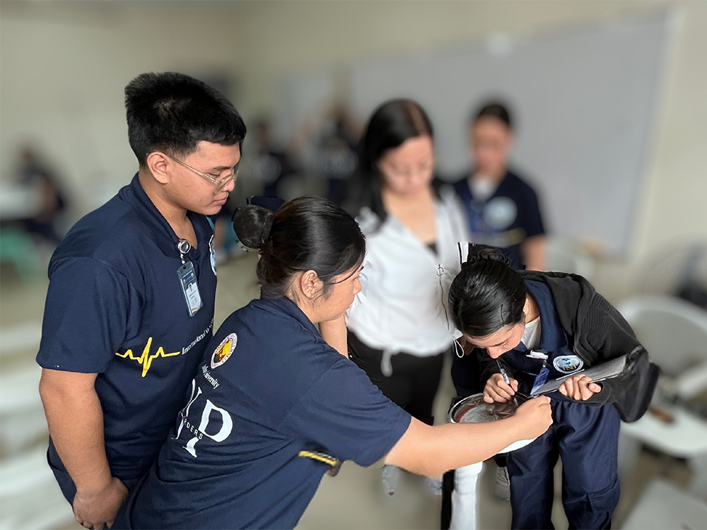 AU-INP Students Lead Successful Health Fair
