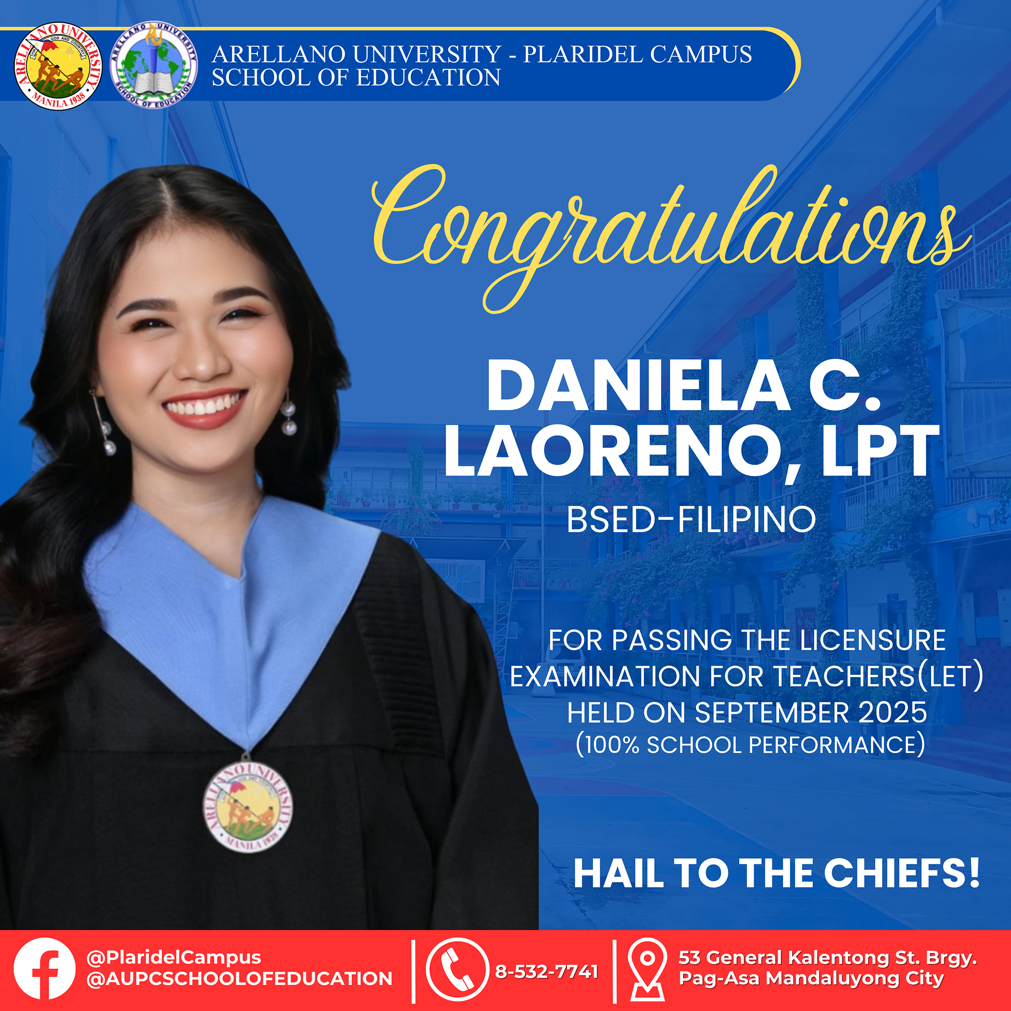 Ms. Daniela C. Laoreno