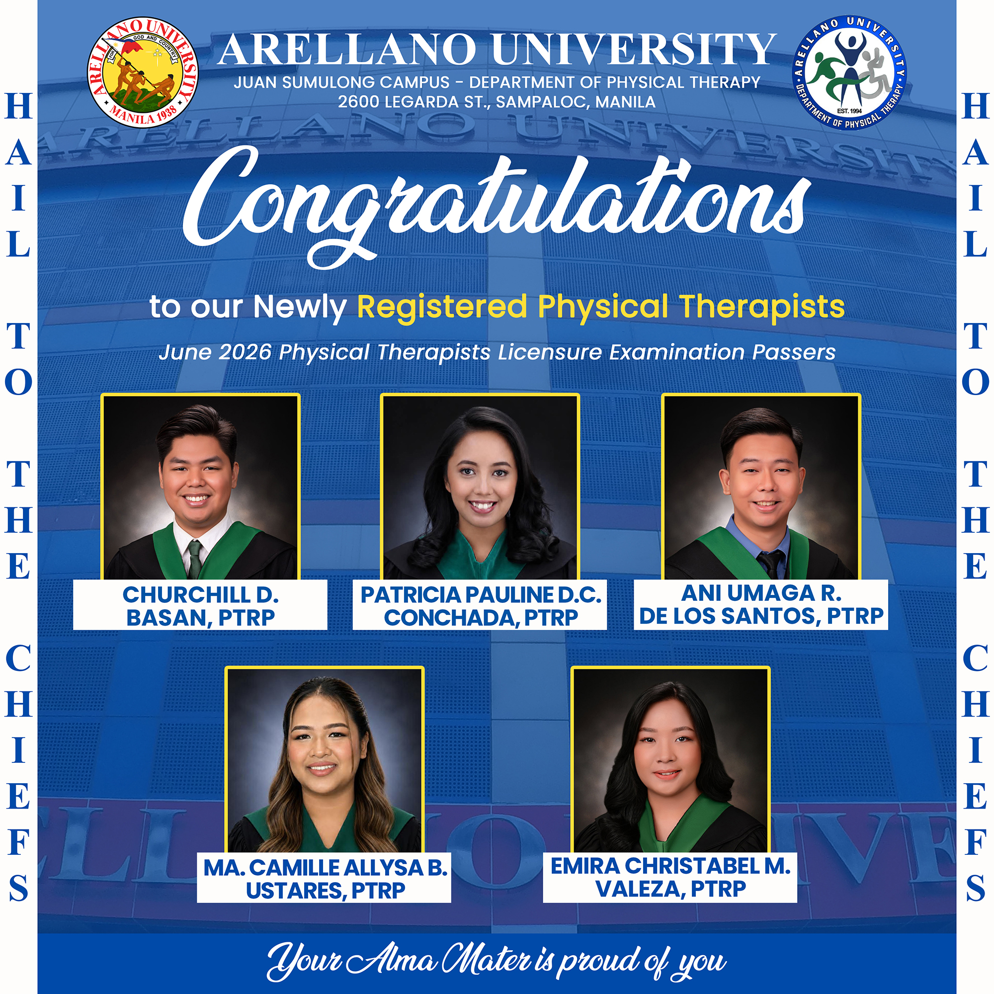 Five Chiefs from AU-Legarda Conquer the June 2026 PTLE